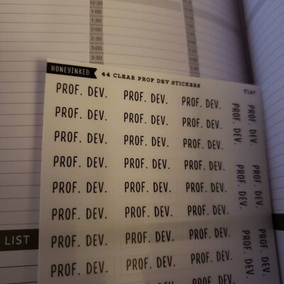 44 Professional Development Stickers Prof Dev Stickers - Etsy