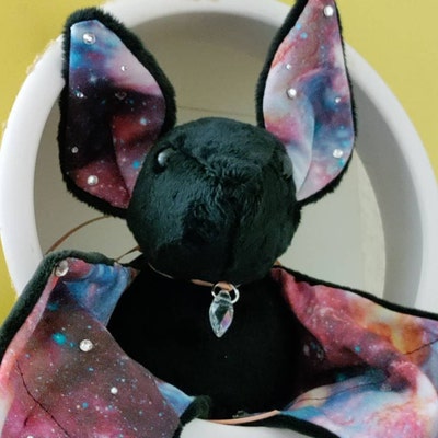 Skelly Bat Plush Backpack main image 0