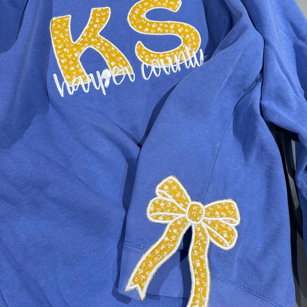 Bow Applique Sweater