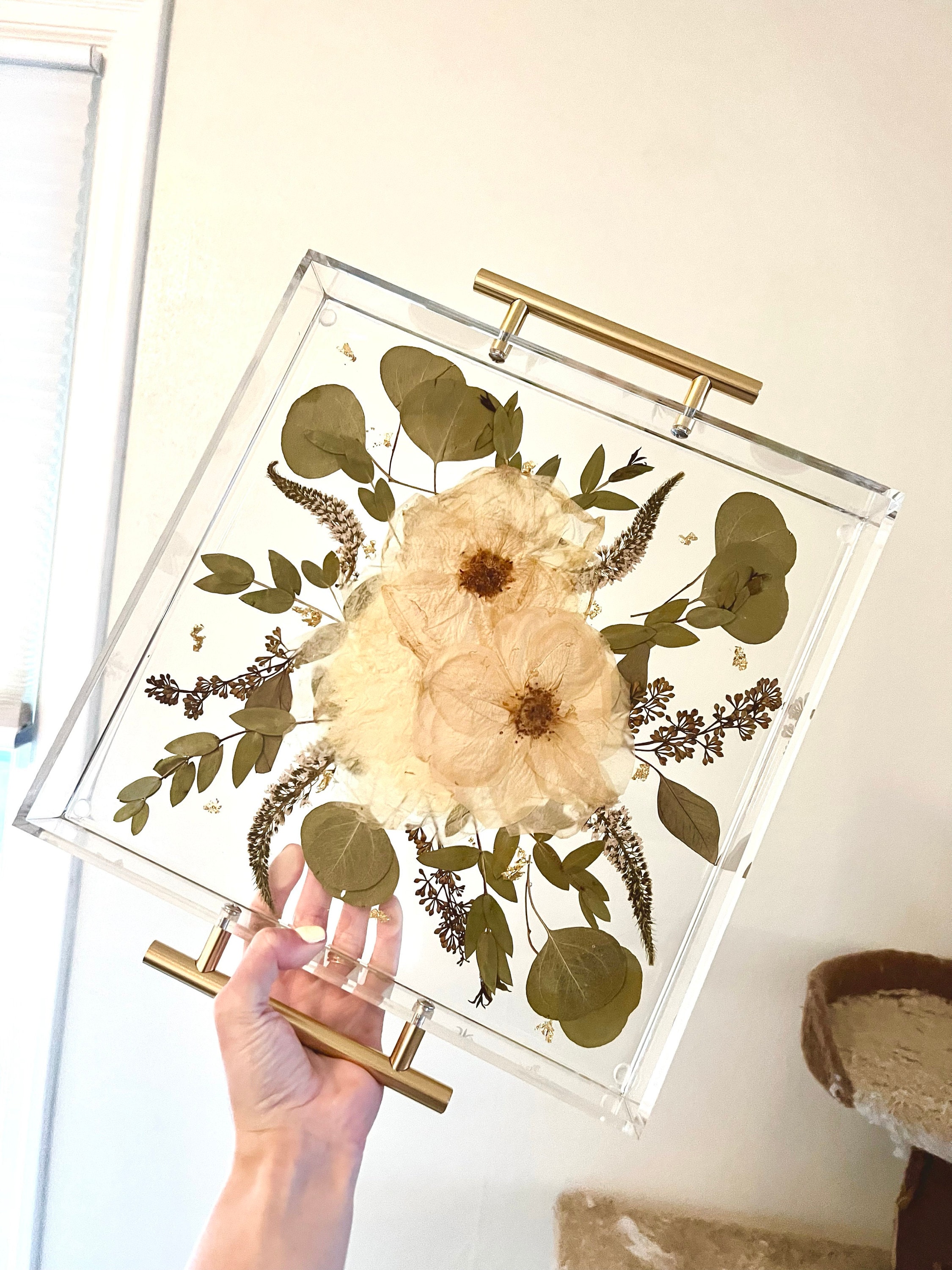 Preserved flowers from Cailyn's etsy review