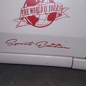 The World is yours Scarface Sticker for Sale by NelsonRommel | Redbubble