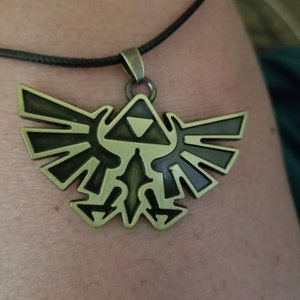 Legend of Zelda Halskette Necklace Master Schwert & Hyrule Schild Anhänger Link 