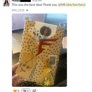 Mary lade till en bild av sitt köp