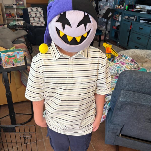 Jevil Mask - Etsy