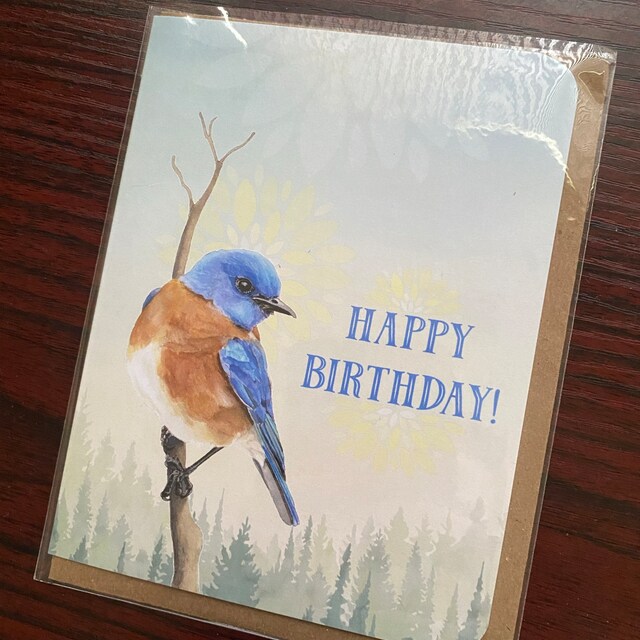 Biglietto Di Auguri Per 12° Compleanno Ragazza - Tropical Paradise Con Uccelli In Acquerello - Woodmansterne