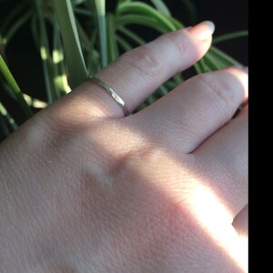 Super Thin Sterling Silver Stackable Rings Silver Stacking | Etsy