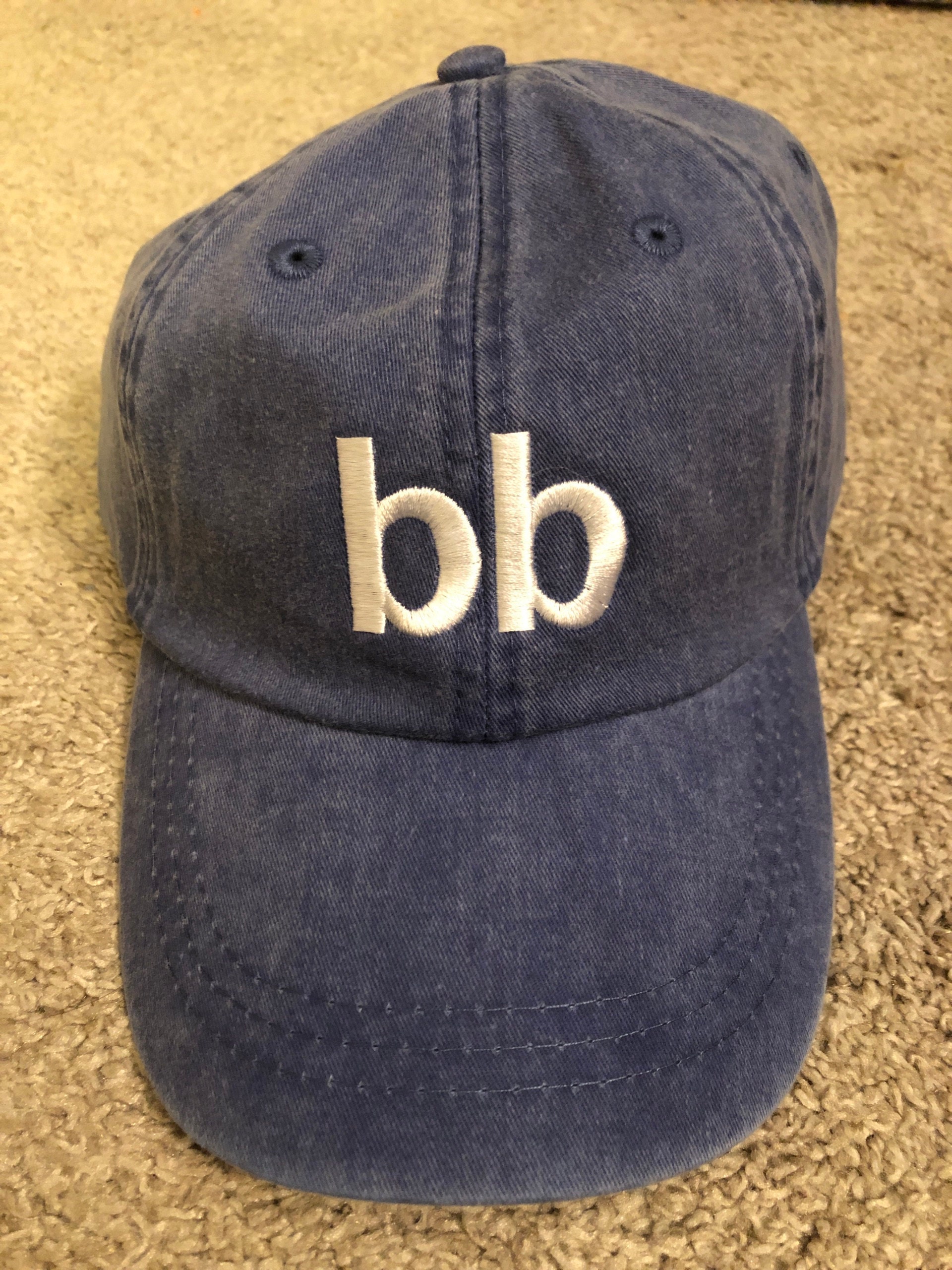 Custom Dyed baseball Hats, monogrammed, embroidered hats, distressed, sports cap, personalized Hats, logo monogram hat