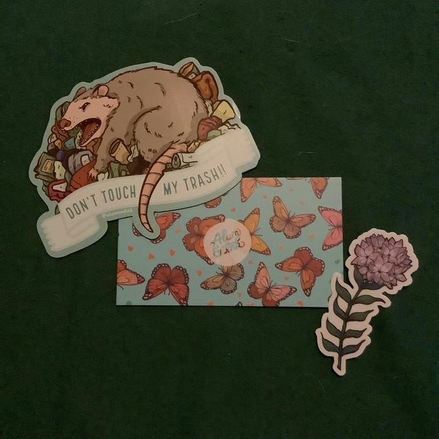 Don't Touch My Trash Possum Magnet - Etsy