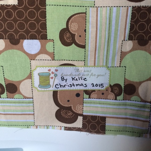 Printable Artsy Quilt Labels - Etsy