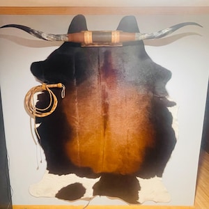 Tricolor Cowhide Rug