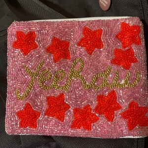 Beaded Coin Pouch, Beaded Coin Purse, Bead Coin Pouch, Best Friend Gift ...