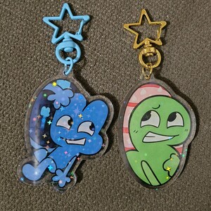 Four Battle for Dream Island / BFB / XFOHV - Acrylic Keychain
