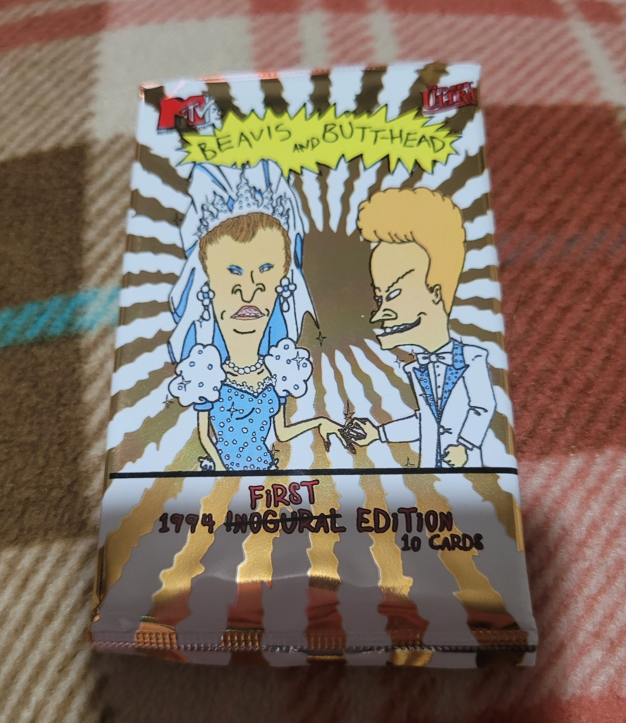 1 Pack of Beavis and Butt-head Vintage Trading Cards. You