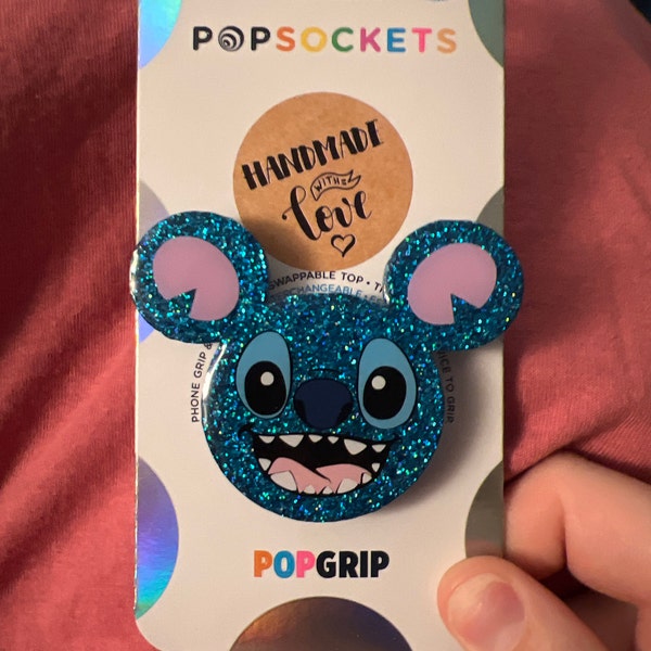 Stitch Inspired Popsocket®/keychain/badge Reel/magnet/christmas ...
