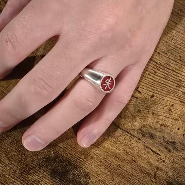 SILVER925 OLD KANJI DESIGN RING/シルバー/リング Kanji Rings V1 - Unisex Silver Rings - Japanese Rings - Etsy