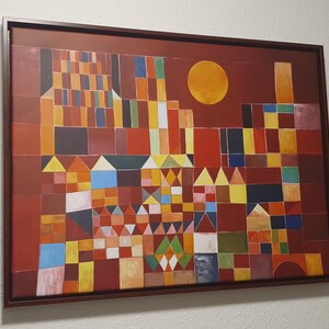 Paul Klee Castle and Sun Art Print, Expressionism Canvas/Poster