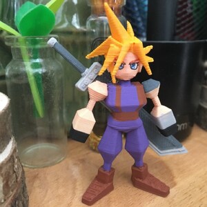 FF7 Final Fantasy 7 3D Printed Miniatures | Etsy