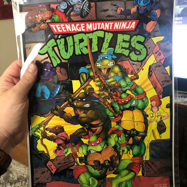 TMNT Classic Box Art Poster - Etsy 日本