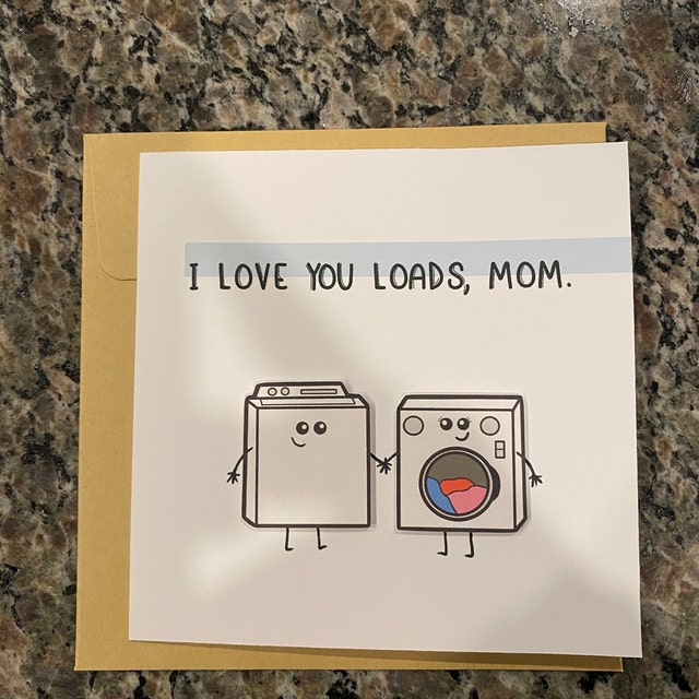 Funny Mother's Day Card LOL Lots of Love Mother's 