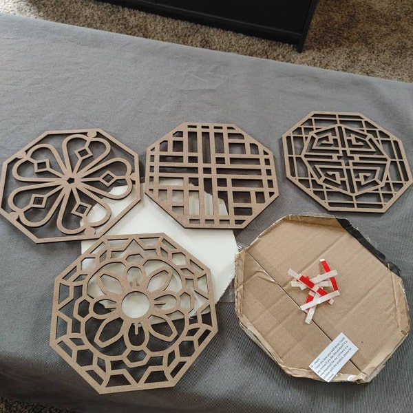 Korean Pattern Wall Decor - Korean Traditional Wall Art - Korea Wood ...