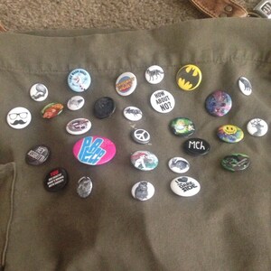 Woodland Animal Fridge Magnets Set of Nine Pin Badge Button Cab Charm ...