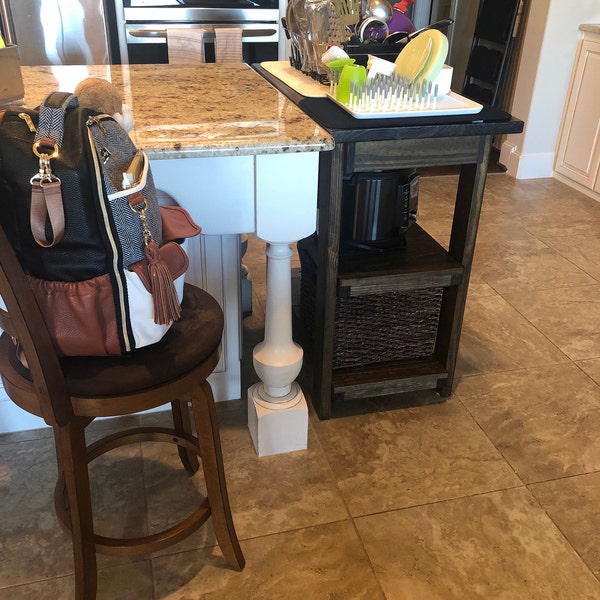 Yukon Kitchen Island With Storage, Rustic Farmhouse Island - Etsy
