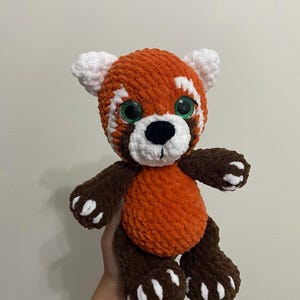 Crochet Red Panda Pattern - Amigurumi Red Panda Pattern – Panda