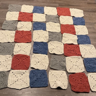 Super Chunky Crochet Blanket Pattern Instant PDF Download Make It in 4