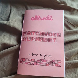 All Well Patchwork Alphabet Printable Zine Digital File - Etsy