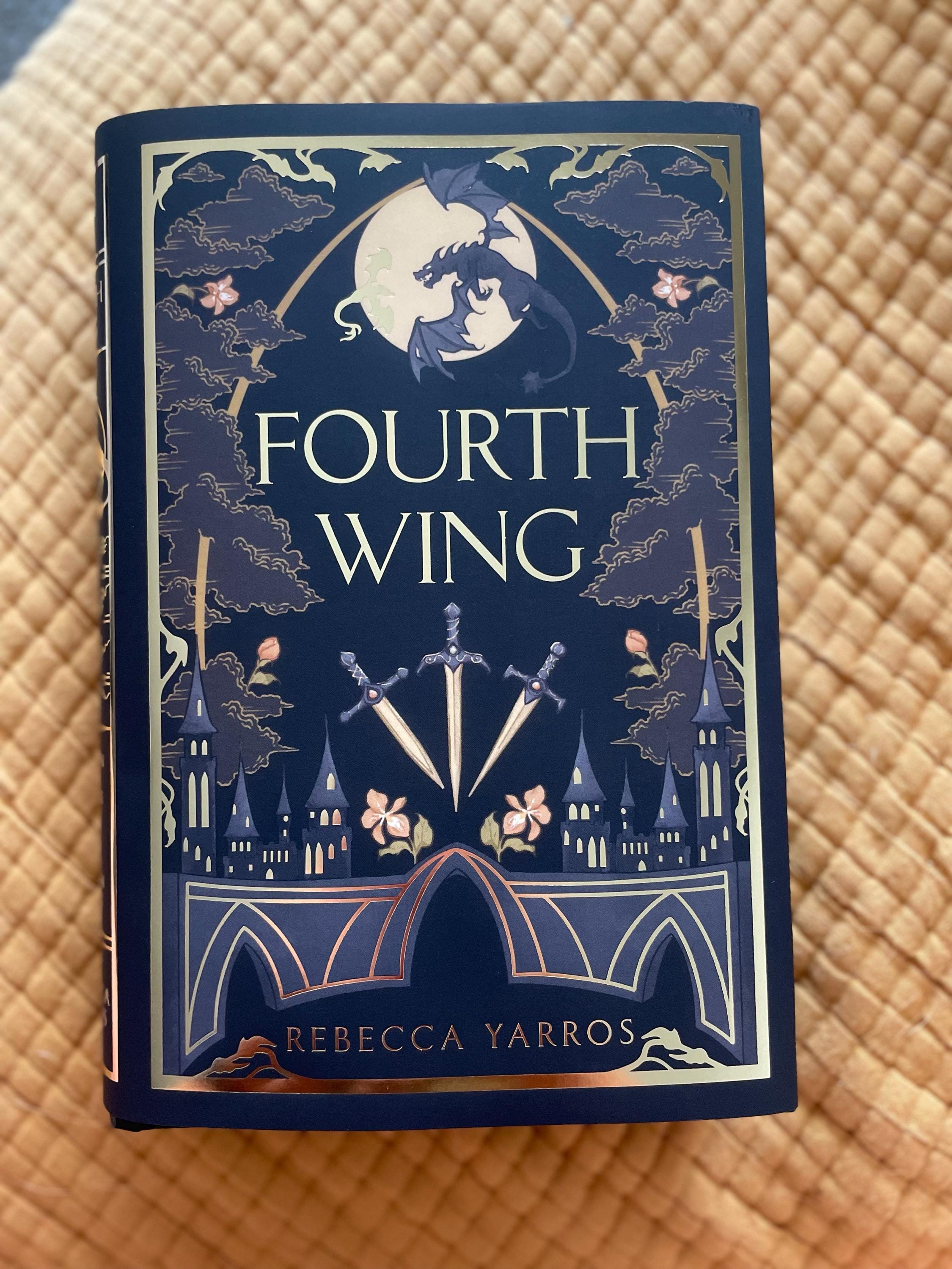 Dust Jacket Fourth Wing, Iron Flame - Officially Licensed Book Cover Bookish