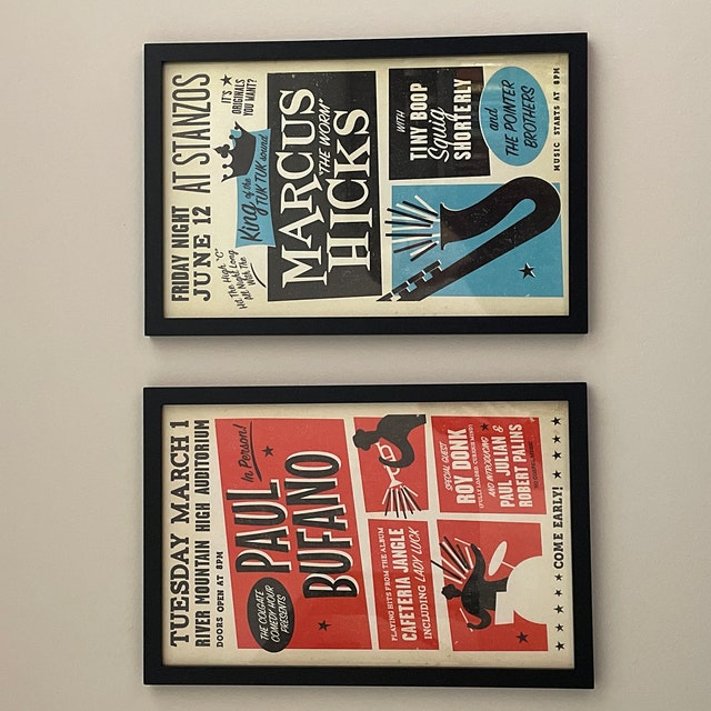 Paul Bufano / Roy Donk Vintage Jazz Poster Inspired by I Think You