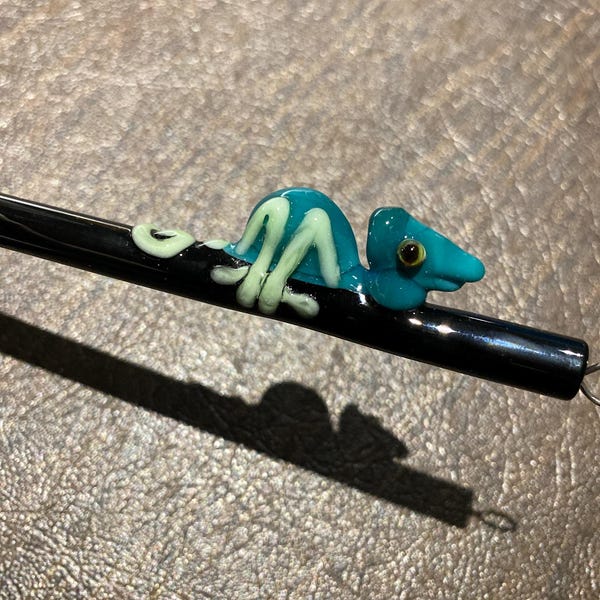 Fish in Ocean on Amber GLASS STRAW Reusable Straws Glass Straws Eco ...