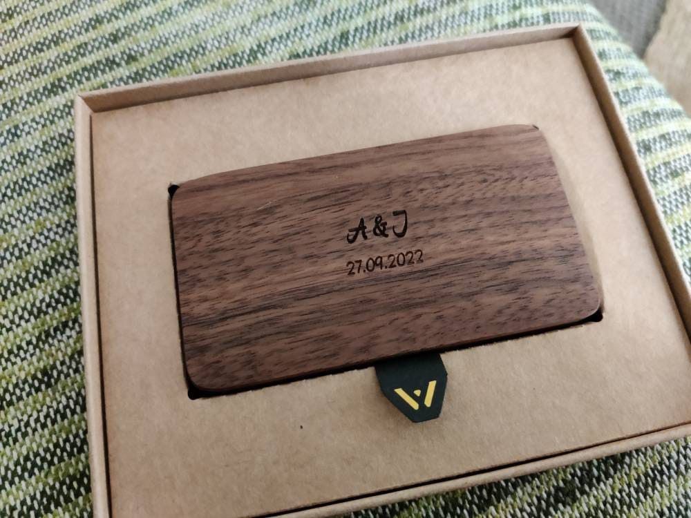 Wedding Ring Box, Wedding Gift, Woodsbury, Anniversary Gift, Wooden Box, Ring Box, Valentine&#39;s Gift, Handmade box, Walnut Timber (Wedding)