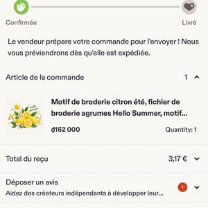 Etsy のお客さま さんが購入した商品の写真を追加しました