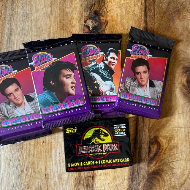 4 Packs of Elvis - the Cards of His Life - Series 1 Vintage