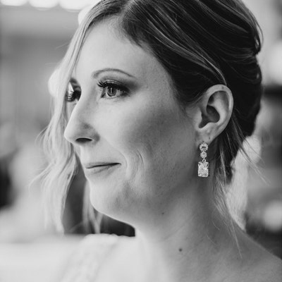 Crystal Bridal Earrings Emerald Princess Cut Wedding Jewelry - Etsy