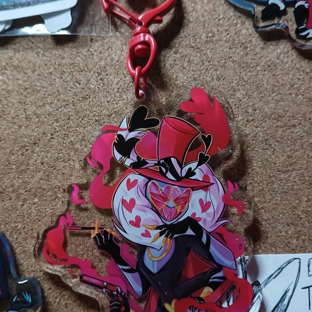 The Vees Hazbin Hotel Keychains - Etsy