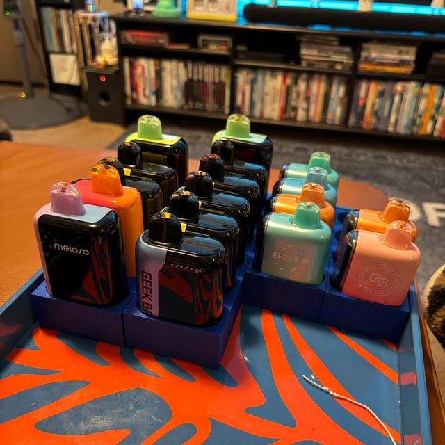 Geek Bar X 25k Vape Stand - Holds 1-6 Vapes, Keeps Your Collection Organized - Etsy Geek Bar X 25k Vape Stand - Holds 1-6 Vapes, Keeps Your Collection Organized - Etsy