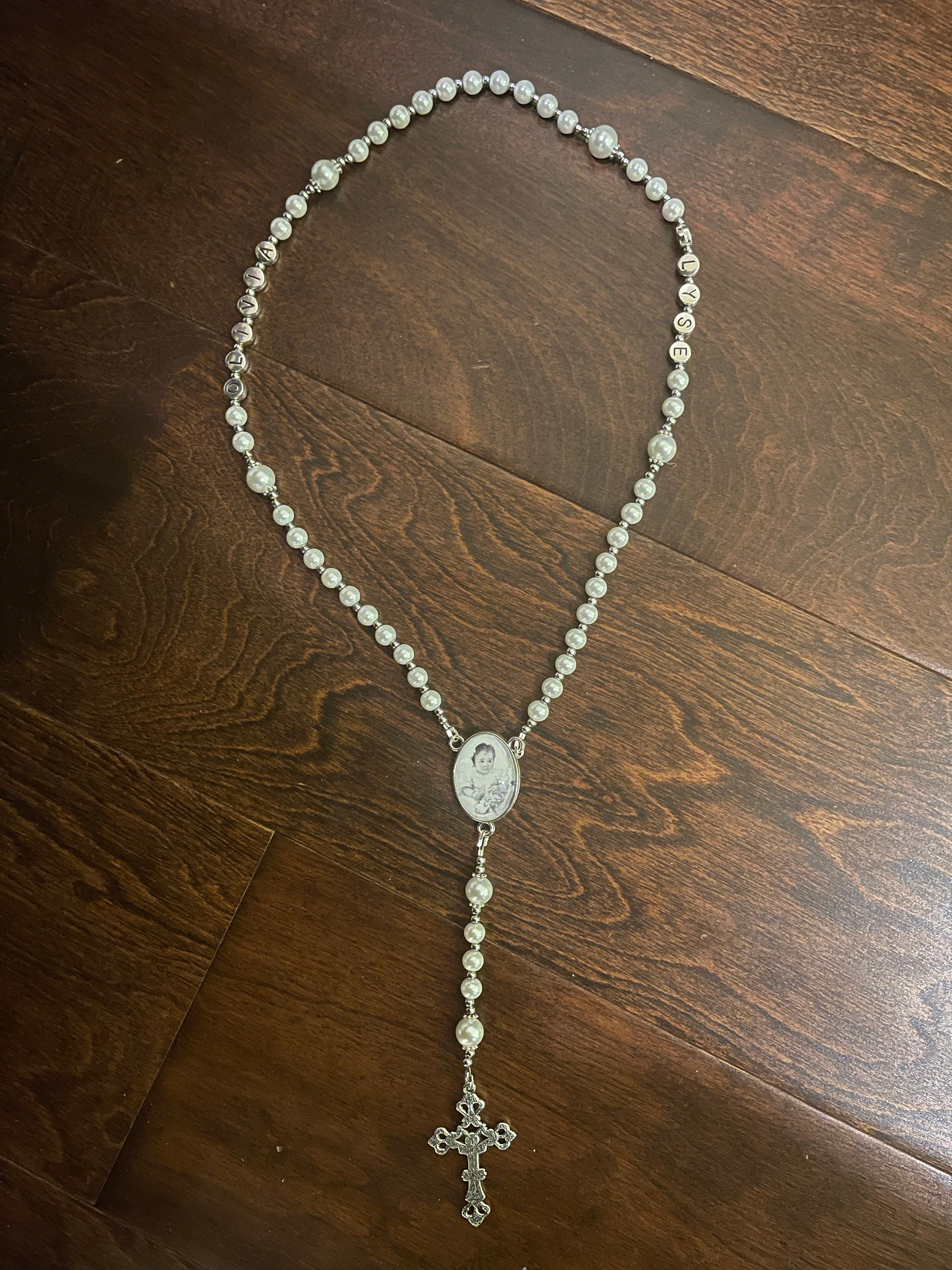 Personalized Rosary | Custom Rosary | Baptism Rosary | First Communion Rosary | Handmade Rosary |  Catholic Rosary
