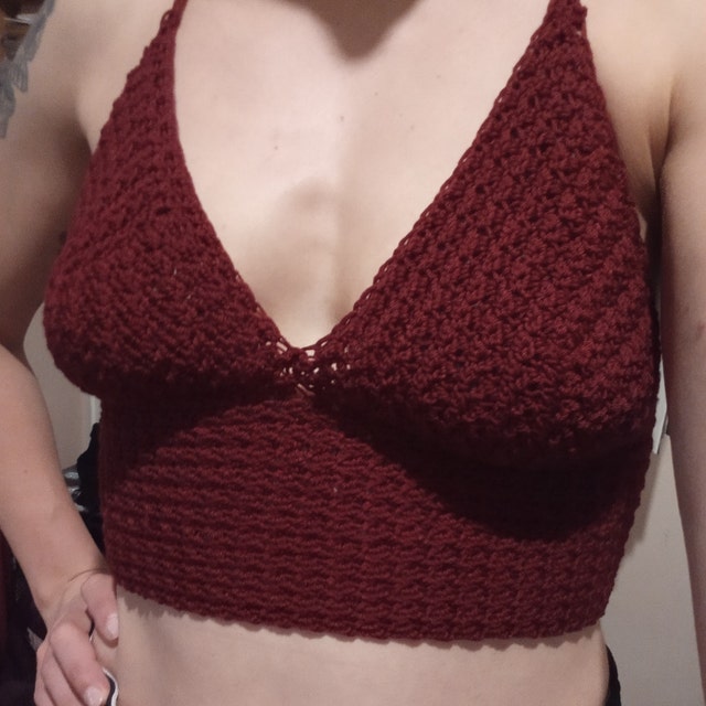 Crochet Bralette / Crochet Bikini Top Pattern Maeve Top by Hookloops Ph 