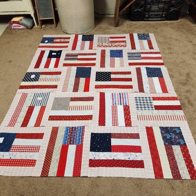Our Flag Stands for Freedom Quilt Pattern PRI 751 Designed by Primitive