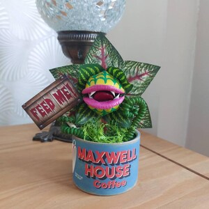 Little Shop of Horrors Audrey 2 Coffee Can Sculpture 6 Inches Tall