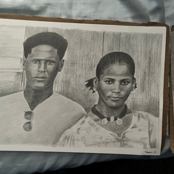 Custom Mothers Day Gift Drawing From Photo Custom Mother Portrait