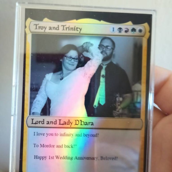 Anime Wanted Poster Card , Fully Custom Wanted Card, Wedding Gift ...