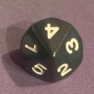Hit Location D12 twelve Sided Die Dice Critical Fumble 28MM RPG Tool ...