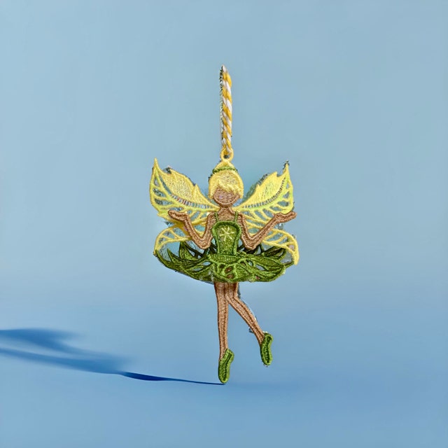 フェアリー　3D アート 3D FSL Fairy Free Standing Lace Machine Embroidery Designs