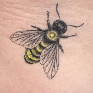 Big Bee Temporary Tattoo Honey Bee Bumble Bee Tattoo - Etsy Australia Big Bee Temporary Tattoo Honey Bee Bumble Bee Tattoo - Etsy Australia