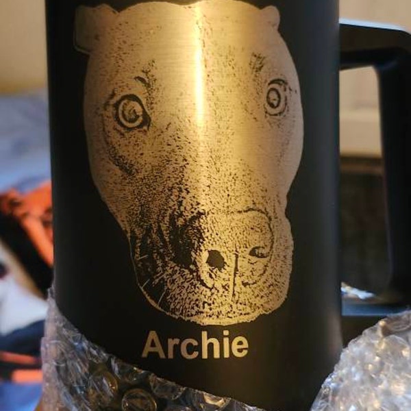 Cool Dog Father Photo - Personalized Custom Tumbler main image 1