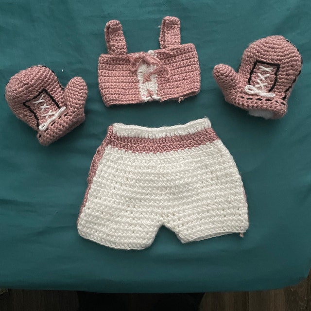 A customer's finished Baby Boxer Crochet Pattern