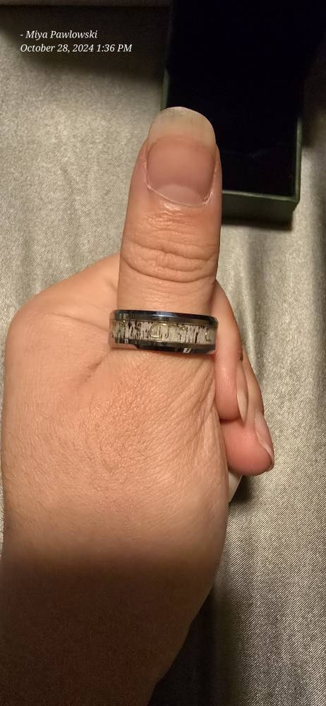 Fishing Ring, Antler Wedding Band, Fishing Hook Wedding Band
